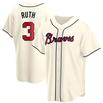 Babe Ruth Jersey Babe Ruth Authentic Replica Braves Jerseys Braves