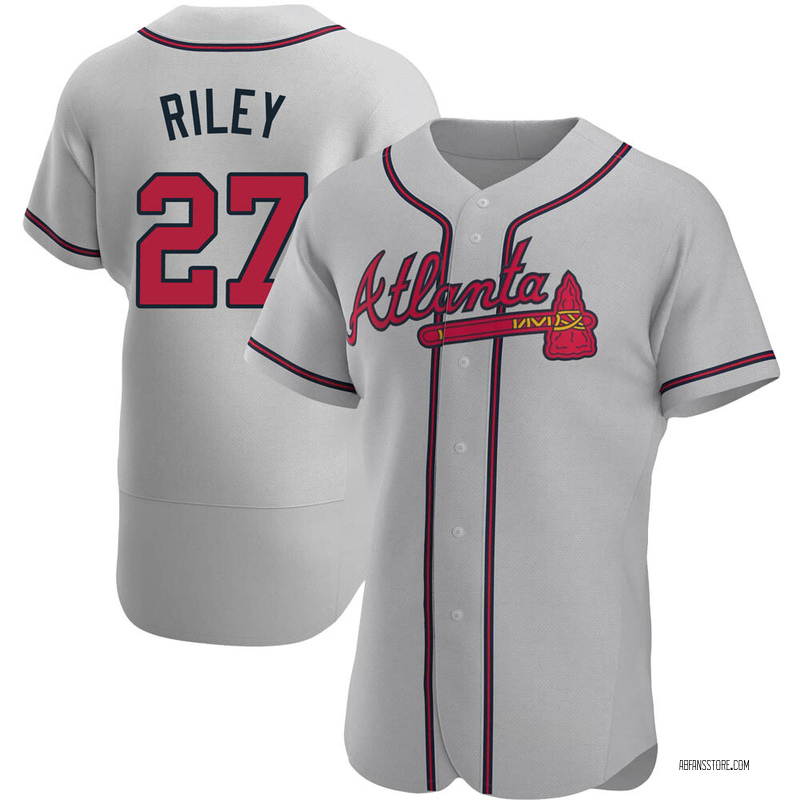 Men's Atlanta Braves #27 Austin Riley Black Turn Back The Clock Stitched  Cool Base Jersey on sale,for Cheap,wholesale from China