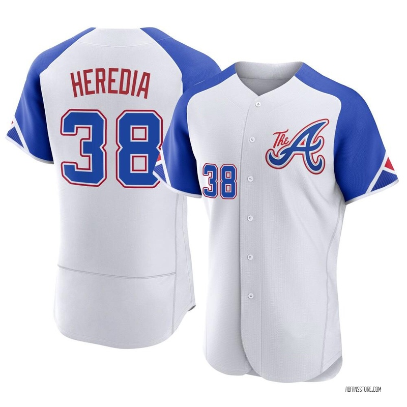 Guillermo Heredia Men's Atlanta Braves Alternate Jersey - Navy Authentic