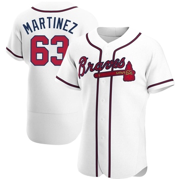 Authentic J.P. Martinez Men's Atlanta Braves White Home Jersey