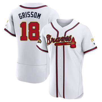 Vaughn Grissom Men's Atlanta Braves 2023 City Connect Jersey - White Replica