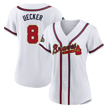 AA+ 8 multiple Bob Uecker jersey,throwback Braves home white cooperstown  authentic Jersey,custom sale men baseball free _ - AliExpress Mobile