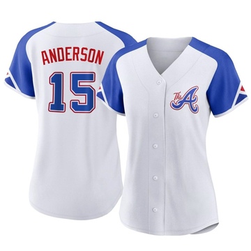 Replica Brian Anderson Women's Atlanta Braves White 2023 City Connect Jersey