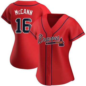 BRIAN McCANN - Game Worn Braves Jersey – Roadshow Cards