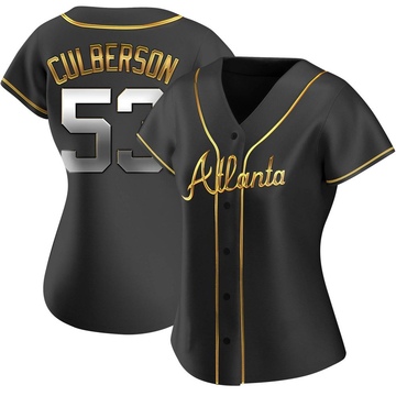 Charlie Culberson Atlanta Braves Women's Navy Name and Number