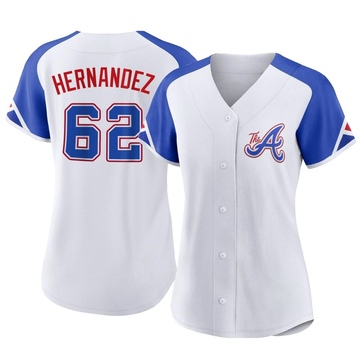 Replica Daysbel Hernandez Women's Atlanta Braves White 2023 City Connect Jersey