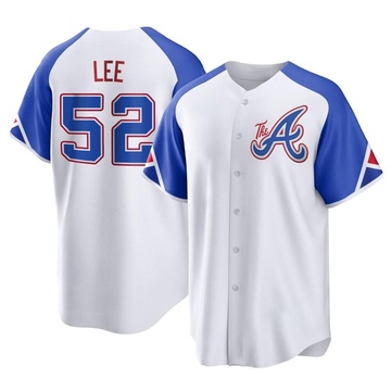 Dylan Lee Men's Atlanta Braves Alternate Jersey - Red Authentic