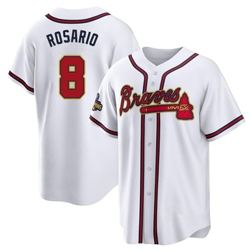 Eddie Rosario Atlanta Braves Women's Navy Roster Name & Number T-Shirt 