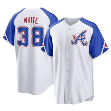 Eli White Atlanta Braves Men's White Roster Name & Number T-Shirt