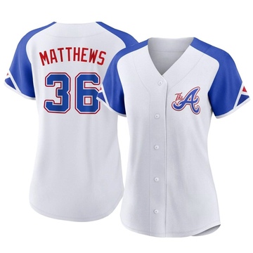 Gary Matthews Atlanta Braves Youth Navy Backer Long Sleeve T-Shirt 