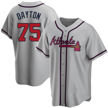 Show Off Your Atlanta Braves Pride With the #75 Grant Dayton Cream Jersey