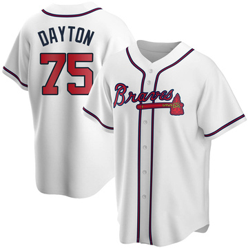 Show Off Your Atlanta Braves Pride With the #75 Grant Dayton Cream Jersey