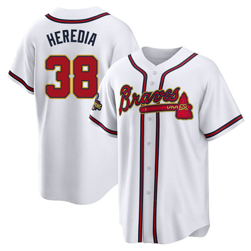 Guillermo Heredia Atlanta Braves Youth Backer T-Shirt - Ash