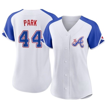 Hoy Park Atlanta Braves Women's Navy Roster Name & Number T-Shirt 