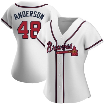 Replica Ian Anderson Women's Atlanta Braves White Home Jersey