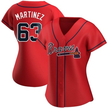 Replica J.P. Martinez Women's Atlanta Braves Red Alternate Jersey