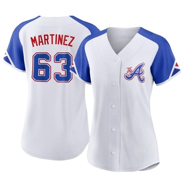 Replica J.P. Martinez Women's Atlanta Braves White 2023 City Connect Jersey