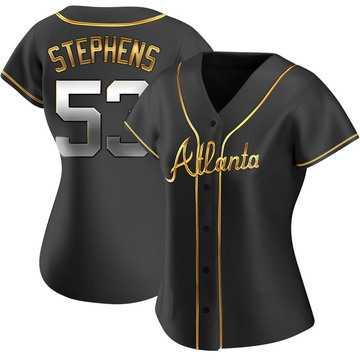 Jackson Stephens Women's Nike White Atlanta Braves Home Replica Custom Jersey