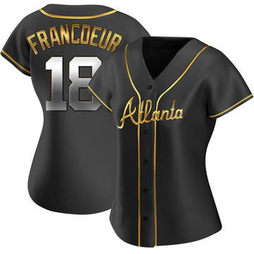 Jeff Francoeur Men's Atlanta Braves Alternate Team Name Jersey - Navy  Authentic