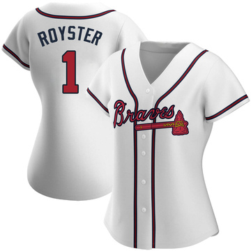Jerry Royster Atlanta Braves Women's Backer Slim Fit T-Shirt - Ash