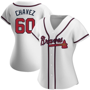 Jesse Chavez #60 Atlanta Braves 2023 Season White AOP Baseball Shirt  Fanmade