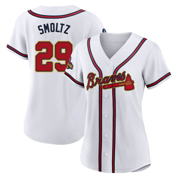  John Smoltz Atlanta Braves 2003 Batting Practice Jersey (as1,  Alpha, s, Regular, Regular) Navy : Sports & Outdoors