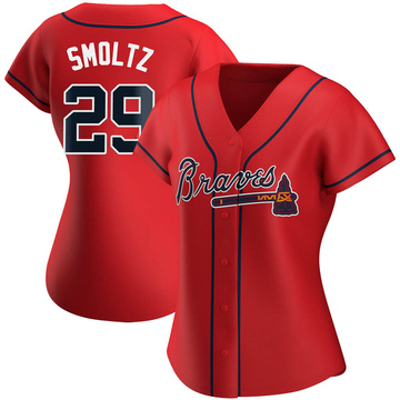 John Smoltz Youth Jersey - Atlanta Braves Replica Kids Home Jersey