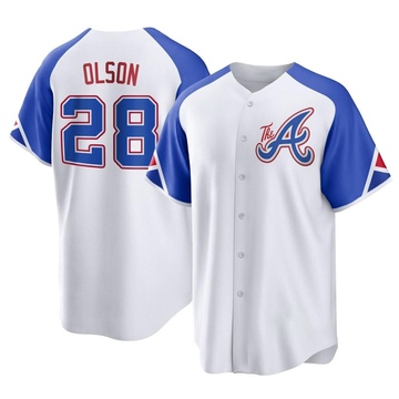 Matt Olson MLB Authenticated and Game-Used Los Bravos Jersey