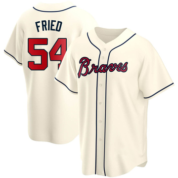 Nike / Youth Atlanta Braves Max Fried #54 Navy T-Shirt