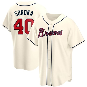 Mike Soroka Team-Issued 1974 Atlanta Braves Throwback Grey Jersey (Jersey  is NOT MLB Authenticated) - Size 46