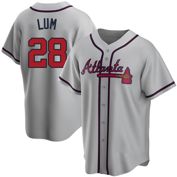 Mike Lum Atlanta Braves Youth Backer T-Shirt - Ash