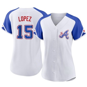 Nicky Lopez Atlanta Braves Youth Navy Backer T-Shirt 