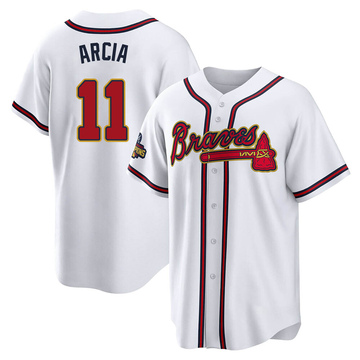 Orlando Arcia estrenó el uniforme de Atlanta