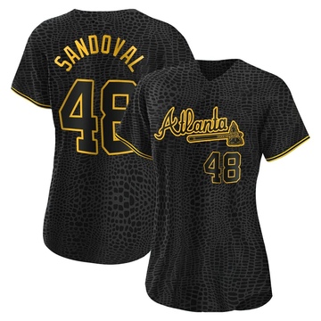 Pablo Sandoval Atlanta Braves Youth Navy Roster Name & Number T-Shirt 