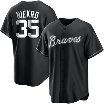 Atlanta Braves Phil Niekro #35 Nike White Cooperstown Collection