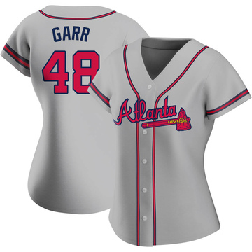 Ralph Garr Atlanta Braves Men's Navy Backer Long Sleeve T-Shirt 