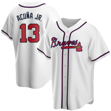 Ronald Acuña Jr. #13 Atlanta Braves Cool Base Men´s MLB Baseball Jersey