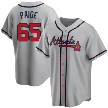 Satchel Paige Atlanta Braves Youth Navy Backer T-Shirt 