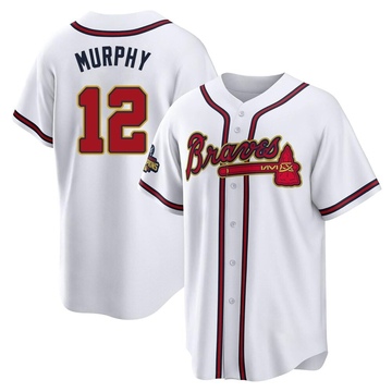 Sean Murphy Men's Atlanta Braves White 2022 Program Jersey - Gold