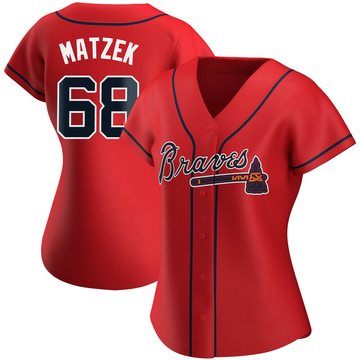 Tyler Matzek Atlanta Braves Alternate Navy Baseball Player Jersey —  Ecustomily