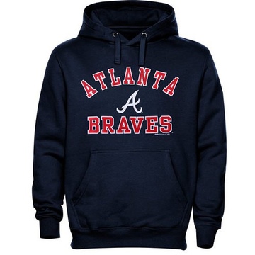 Men's Atlanta Braves Salute To Service KO Performance Hoodie - Olive